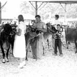 Harold and his son Rick at the Montgomery County Fair