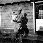 Harold Young holding Patti and Blaine