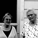 Mary Richard and Zelda Young, July 2003